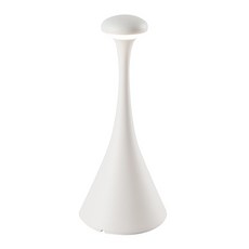 UBiQUA Pinup 摩登曲線風 USB充電式檯燈 小款, 純白