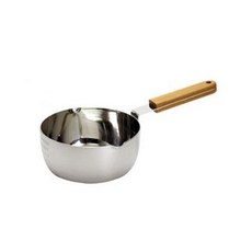 ambai 電磁爐適用日本製木柄把手不鏽鋼湯鍋, 17.3*7* 32.3cm, 單色