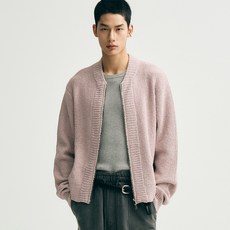 noirer 男女通用毛圈布拉鍊開襟衫
