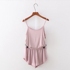 Yourleaf 女款居家服內搭細肩帶背心 + 短褲套組