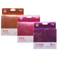 Bamtrae 栗子羊羹+紅豆羊羹+地瓜羊羹, 360g, 1組