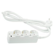 라맥스 스마트 유선형 멀티탭 3구 RPG-4, 2m, RPG-430C, 1개