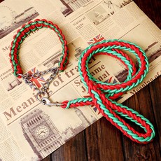 샵포에버 테이키 강아지 목줄세트 S D81, M, 1세트