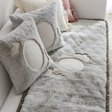 앤코튼 따뜻한 스노우 마가렛 극세사 고급 쇼파패드