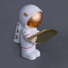 真理 北歐太空人簡約收納託盤, 白色