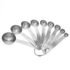 不鏽鋼烘培量勺 9入