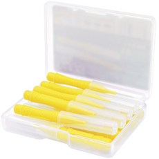 라젠다 미니 컬러 치간 칫솔 옐로우 0.4mm, 10개입, 1개