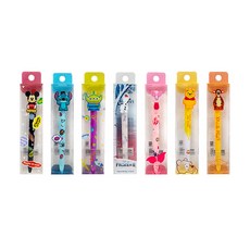 迪士尼公仔凝膠筆7種套組, 米奇, 史迪奇, 三眼怪, 雪寶, 小豬, 小熊維尼, 跳跳虎, 1套
