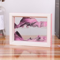 참리빙 모래멍 액자, 흑백적