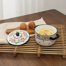 MAISON OBJET Praca波蘭風陶瓷把手蒸蛋鍋, 瑪格麗特, 1個