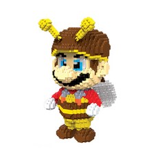 대형 꿀벌수리공 나노블록, 혼합색상, 1개