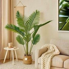 아르띠콜로 조화 아레카야자 인테리어 인조 나무 160cm, 그린, 1개