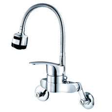 廚房蛇管壁式水槽水龍頭 DR-350, 1個