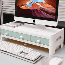 부스마켓 모니터랙 트리플 2단, 그린