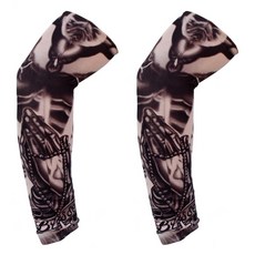 순잠 간지 여름 문신토시 2p, 블랙 프래이