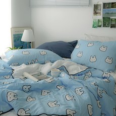 eightroom 嬰幼兒用柔軟無塵莫代爾滑順涼感被, 藍色