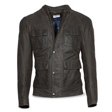 디엠디 남성용 레더 컬렉션 솔로라이더 왁스 자켓