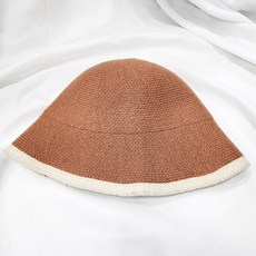 쉐어몰 둥근 니트 버킷햇