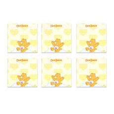 LUCALAB Care Bear 記事本 6 件套, 快樂的, 1套