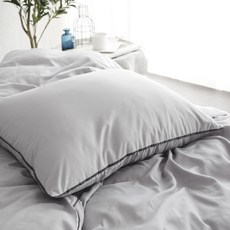 라뽐므 리플라워 구스이불 한겨울용 + 노르빅 토퍼 + 베개커버 세트, 다크그레이(이불), 애쉬그레이(토퍼, 베개커버)