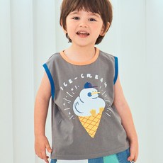 First Blue 兒童冰淇淋甜筒T恤