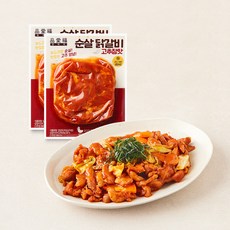품애복 순살 닭갈비 고추장맛, 200g, 2개