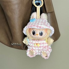 JUNOEL Labubu 娃衣 粉紅棉花糖, 1套, 混和色