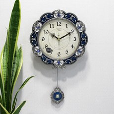 무소음 꽃망울 고급 주물 추벽시계 HSC-564, 주석