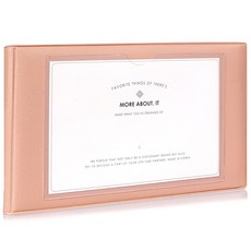 there's 皮革黑底相簿, Pink, 20張