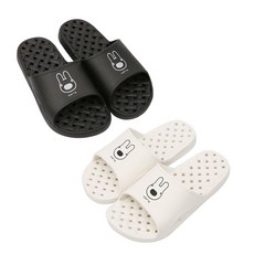 Gaspard & Lisa 小浴鞋黑+白套裝, 黑色+白色, 2組