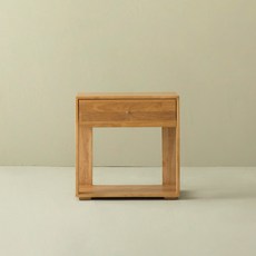 로하 원목 일반형 협탁 방문설치, 라이트 내추럴, 1개