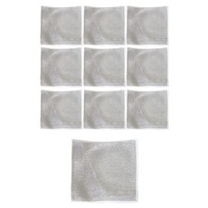 GUNU 찌든때 제거 와이어 양면 철수세미 실버, 10개입, 1개