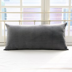 Style空間 柔軟超細纖維大靠枕套, 炭灰色