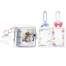 2Youngdesign 透明相片活頁夾 10張+透明卡套 2入, 隨機發貨（持卡人）