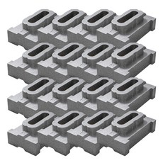 Altteuri Higher 可調式高度床墊支撐腳架 16入, 灰色