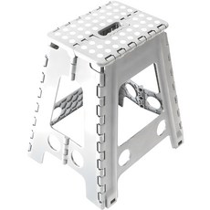 Kazt 多用途緊湊型折疊椅凳 XL, 淺灰, 1個