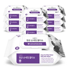 blondy 掀蓋式手部清潔濕紙巾, 10個, 60張