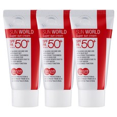 썬월드 수퍼 워터프루프 썬크림 SPF50+ PA+++, 3개, 50ml