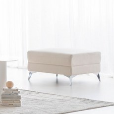 웰퍼니쳐 몬스터 프리미엄 아쿠아텍스 스툴 방문설치, 오트밀베이지, 1개