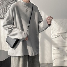 男士 The Flow 高領 樽領 半高領 華夫格紋理 針織衫