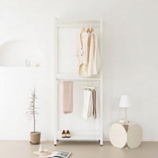 퍼리든 큐브 드레스룸 시스템 800 2단 행거 방문설치, 화이트