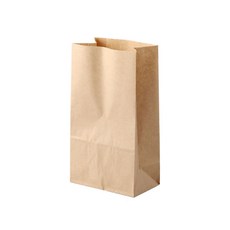 The Damda 素色牛皮方底紙袋 中, 1入, 500個