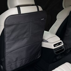 LUNA STORY 口袋型車用防水防踢墊, 黑色, 1個