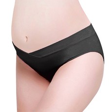 V자 데일리 심플 베이직 임산부 팬티 속옷