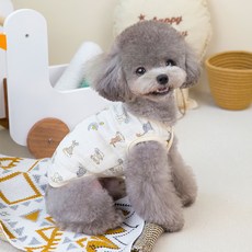 PASTEL PET 寵物貝貝圖案背心, 1個, B型