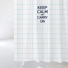 北歐風格浴簾 sc221 1800*1880mm+不鏽鋼掛鉤 12入+窗簾桿 白色, 1套