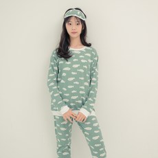 CocoDream 兒童魚圖案長袖睡衣上下套裝