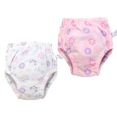 베베니즈 유아용 큐트패턴 배변훈련 팬티 2종 세트, 부엉이, 1세트