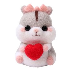 Aiemmini 羊毛氈針套組, 可愛的倉鼠, 1套