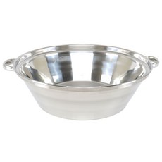 Hanyang金屬不鏽鋼餃子鍋 不鏽鋼蒸鍋 435mm*80mm*60mm, 1個, 中號（435毫米直徑 x 80毫米高度 x 60毫米深度）